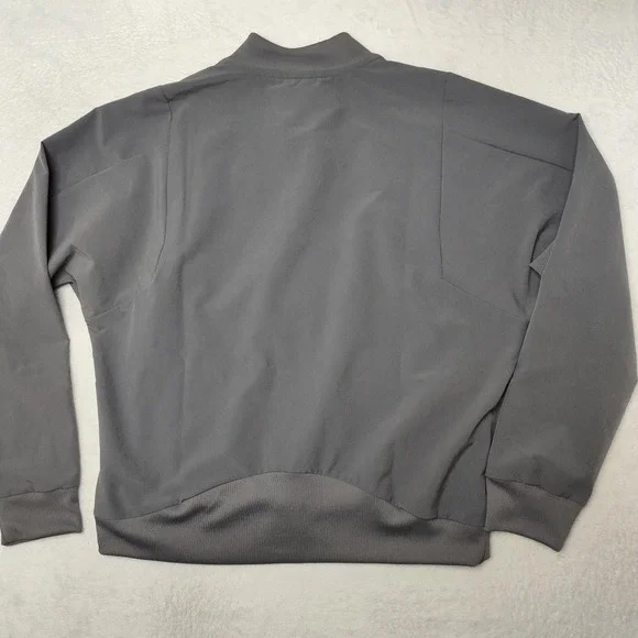 Adidas Sweatsuit Women Medium Gray Track Suit Jacket Pant McDonalds All American - Picture 7 of 16